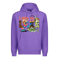 Purple living on lake time Premium Hoodie - Zillion Design Studio