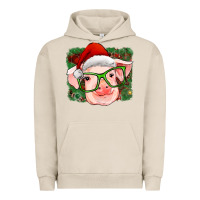 Pigment French Oak christmas pig Urban Hoodie - RanaPortraitStore