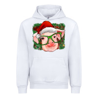 White christmas pig Urban Hoodie - RanaPortraitStore