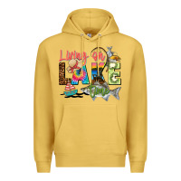 Antique Gold living on lake time Premium Hoodie - Zillion Design Studio