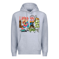 Heather Grey living on lake time Premium Hoodie - Zillion Design Studio