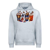 Heather Grey american football coffee cups Urban Hoodie - Zillion Design Studio