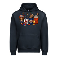 Navy american football coffee cups Urban Hoodie - Zillion Design Studio