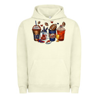 Pigment Pistachio american football coffee cups Urban Hoodie - Zillion Design Studio