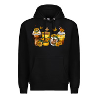 Black butterfly coffee cups Premium Hoodie - Zillion Design Studio