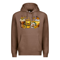 Chestnut butterfly coffee cups Premium Hoodie - Zillion Design Studio