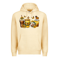 Pina Colada butterfly coffee cups Premium Hoodie - Zillion Design Studio