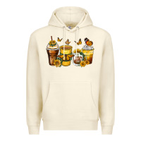 Sandshell butterfly coffee cups Premium Hoodie - Zillion Design Studio