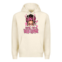 Tofu brest cancer warrior afro messy bun Premium Hoodie - texasbilliewilder