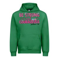 Emerald be strong and courageous Urban Hoodie - texasbilliewilder