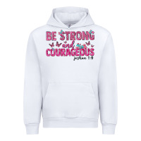 White be strong and courageous Urban Hoodie - texasbilliewilder