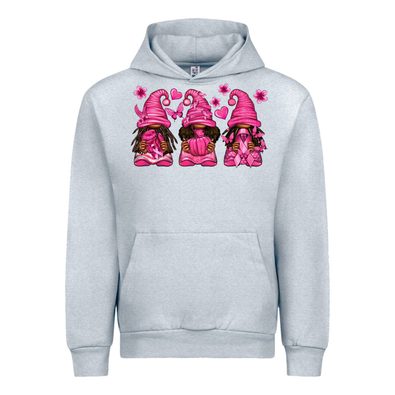 Breast Cancer Afro Gnomies Urban Hoodie by texasbilliewilder | Teevron