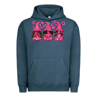 Pigment Midnight Navy breast cancer afro gnomies Urban Hoodie - texasbilliewilder