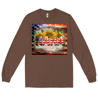 Chestnut patriotic nana Long Sleeve Tee - BarkalooDesign