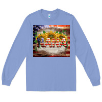 Colony Blue patriotic nana Long Sleeve Tee - BarkalooDesign