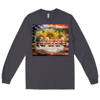 Smoke patriotic nana Long Sleeve Tee - BarkalooDesign