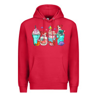Cardinal ariel coffee cups Premium Hoodie - Zillion Design Studio