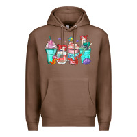 Chestnut ariel coffee cups Premium Hoodie - Zillion Design Studio
