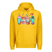 Lemon ariel coffee cups Premium Hoodie - Zillion Design Studio