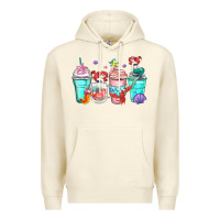 Sandshell ariel coffee cups Premium Hoodie - Zillion Design Studio