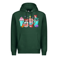 Sports Green ariel coffee cups Premium Hoodie - Zillion Design Studio