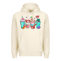 Tofu ariel coffee cups Premium Hoodie - Zillion Design Studio
