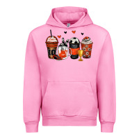 Fuchsia Pink soccer coffee cups Urban Hoodie - Zillion Design Studio