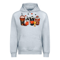 Heather Grey soccer coffee cups Urban Hoodie - Zillion Design Studio