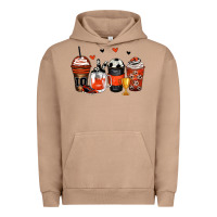 Pigment Burro soccer coffee cups Urban Hoodie - Zillion Design Studio