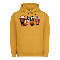 Pigment Peanut Butter soccer coffee cups Urban Hoodie - Zillion Design Studio