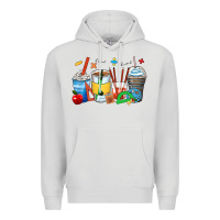 Dove Grey math teacher coffee cups Premium Hoodie - Zillion Design Studio