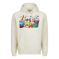Oatmeal Heather math teacher coffee cups Premium Hoodie - Zillion Design Studio