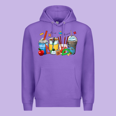 Math Teacher Coffee Cups Premium Hoodie Designed By Zillion Design Studio