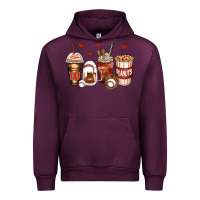 Mauve Wine baseball coffee cups Urban Hoodie - Zillion Design Studio