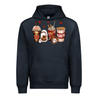 Navy baseball coffee cups Urban Hoodie - Zillion Design Studio