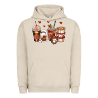 Pigment French Oak baseball coffee cups Urban Hoodie - Zillion Design Studio