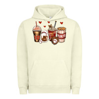Pigment Pistachio baseball coffee cups Urban Hoodie - Zillion Design Studio