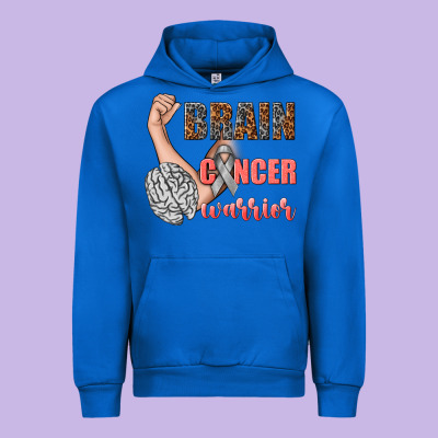 Brain Cancer Warrior Urban Hoodie Designed By Texasbilliewilder