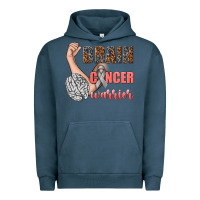 Pigment Midnight Navy brain cancer warrior Urban Hoodie - texasbilliewilder