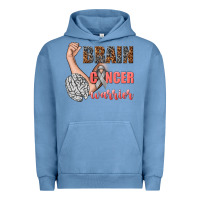 Pigment Pebble Blue brain cancer warrior Urban Hoodie - texasbilliewilder