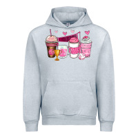 Heather Grey volleyball coffee cups Urban Hoodie - Zillion Design Studio