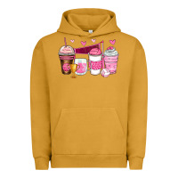 Pigment Peanut Butter volleyball coffee cups Urban Hoodie - Zillion Design Studio