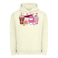 Pigment Pistachio volleyball coffee cups Urban Hoodie - Zillion Design Studio