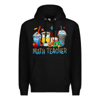 Black math teacher coffee cups Premium Hoodie - Zillion Design Studio