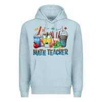 Blue Mist math teacher coffee cups Premium Hoodie - Zillion Design Studio