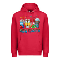 Cardinal math teacher coffee cups Premium Hoodie - Zillion Design Studio