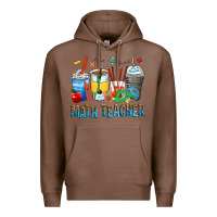Chestnut math teacher coffee cups Premium Hoodie - Zillion Design Studio