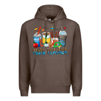 Coffee math teacher coffee cups Premium Hoodie - Zillion Design Studio