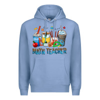 Colony Blue math teacher coffee cups Premium Hoodie - Zillion Design Studio