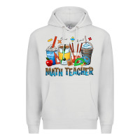 Dove Grey math teacher coffee cups Premium Hoodie - Zillion Design Studio